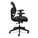 HON VL531 Mesh High-Back Task Chair with Adjustable Arms, Supports Up to 250 lb, 18" to 22" Seat Height, Black