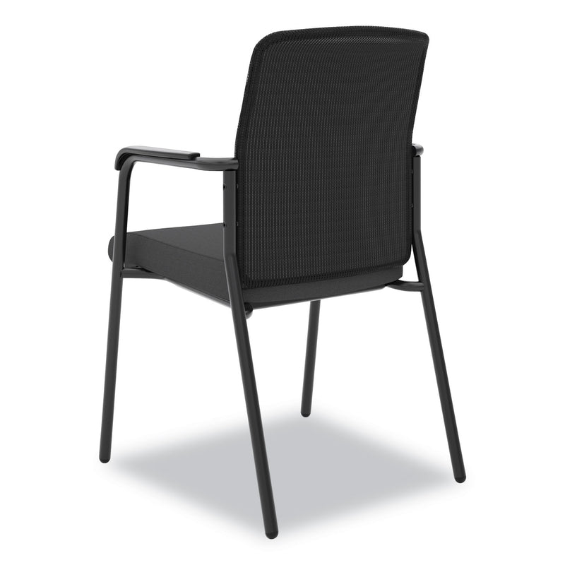 HON VL518 Mesh Back Multi-Purpose Chair with Arms, Supports Up to 250 lb, Black