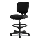HON Volt Series Adjustable Task Stool, Supports Up to 275 lb, 22.88" to 32.38" Seat Height, Black
