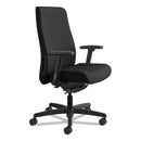 HON Endorse Upholstered Mid-Back Work Chair, Supports Up to 300 lb, 17.5" to 21.75" Seat Height, Black