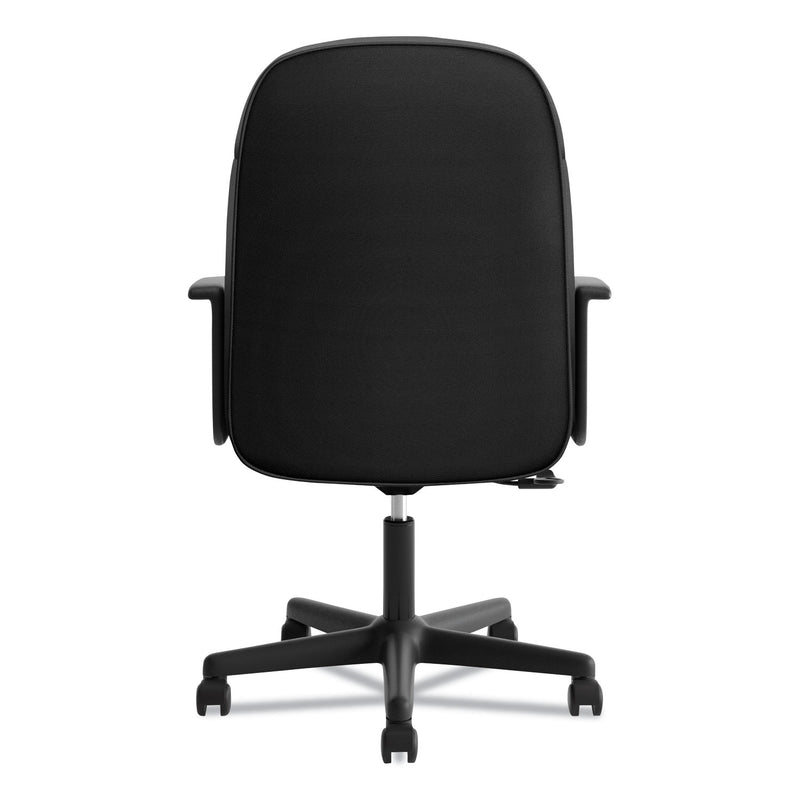 HON HVL601 Series Executive High-Back Chair, Supports Up to 250 lb, 17.44" to 20.94" Seat Height, Black