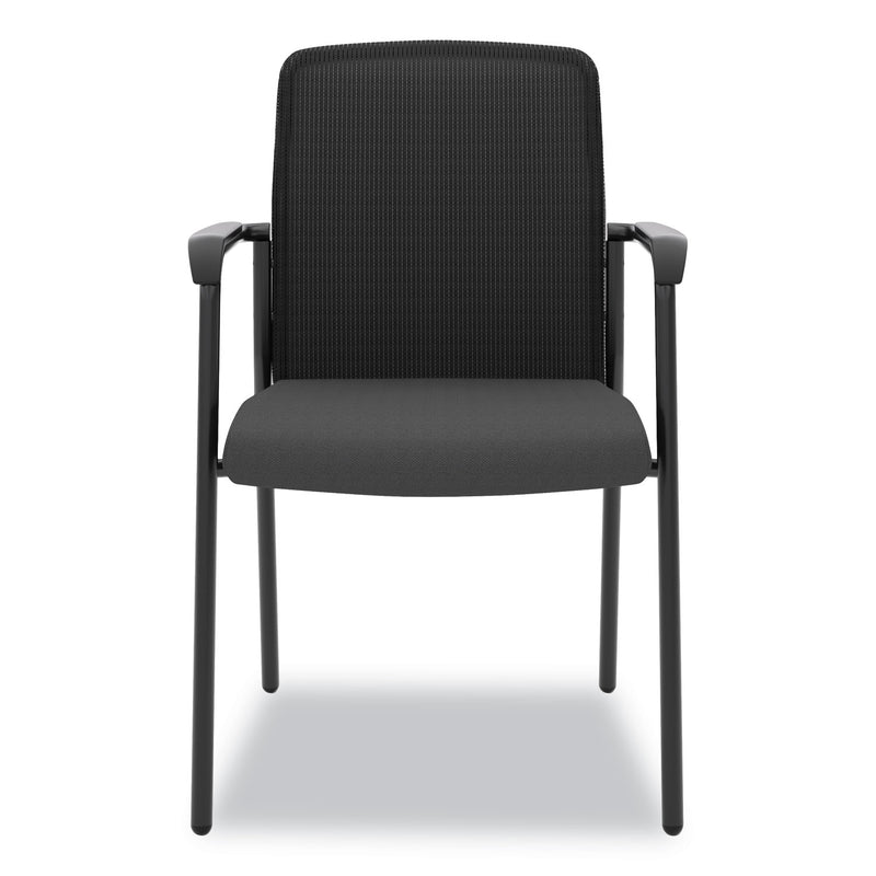 HON VL518 Mesh Back Multi-Purpose Chair with Arms, Supports Up to 250 lb, Black