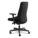 HON Endorse Upholstered Mid-Back Work Chair, Supports Up to 300 lb, 17.5" to 21.75" Seat Height, Black