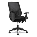HON VL581 High-Back Task Chair, Supports Up to 250 lb, 18" to 22" Seat Height, Black