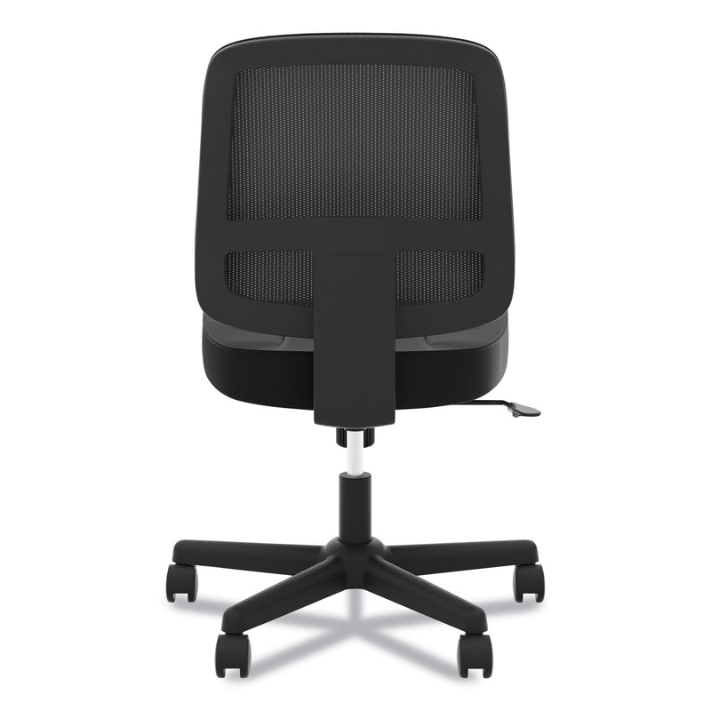 HON ValuTask Mesh Back Task Chair, Supports Up to 250 lb, 15" to 19" Seat Height, Black