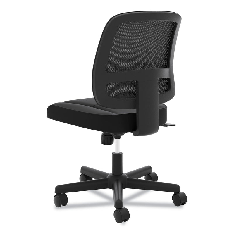 HON ValuTask Mesh Back Task Chair, Supports Up to 250 lb, 15" to 19" Seat Height, Black