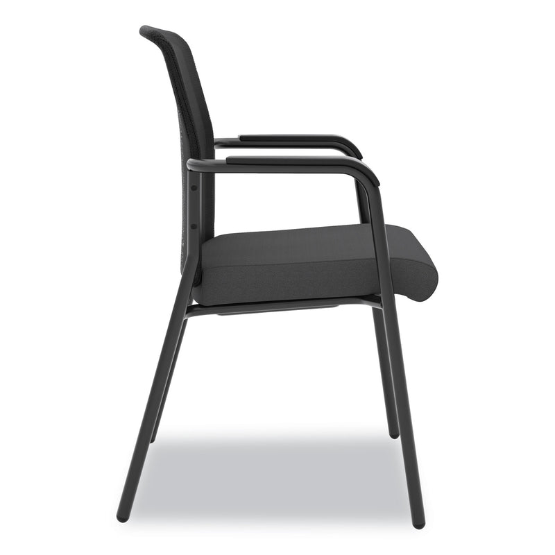 HON VL518 Mesh Back Multi-Purpose Chair with Arms, Supports Up to 250 lb, Black