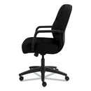 HON Pillow-Soft 2090 Series Managerial Mid-Back Swivel/Tilt Chair, Supports Up to 300 lb, 17" to 21" Seat Height, Black