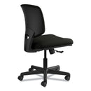 HON Volt Series Leather Task Chair, Supports Up to 250 lb, 18" to 22.25" Seat Height, Black