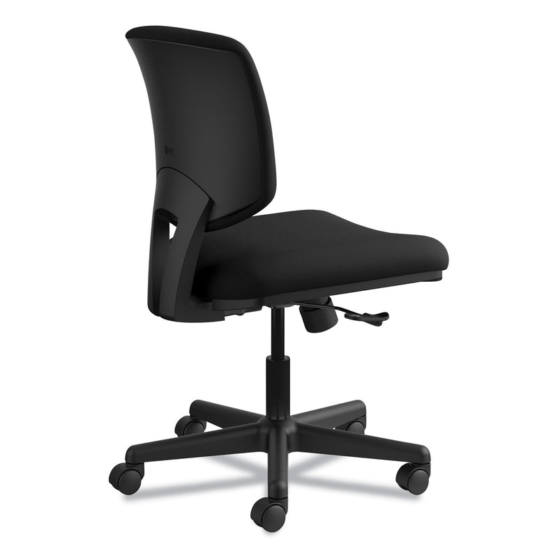 HON Volt Series Task Chair, Supports Up to 250 lb, 18" to 22.25" Seat Height, Black