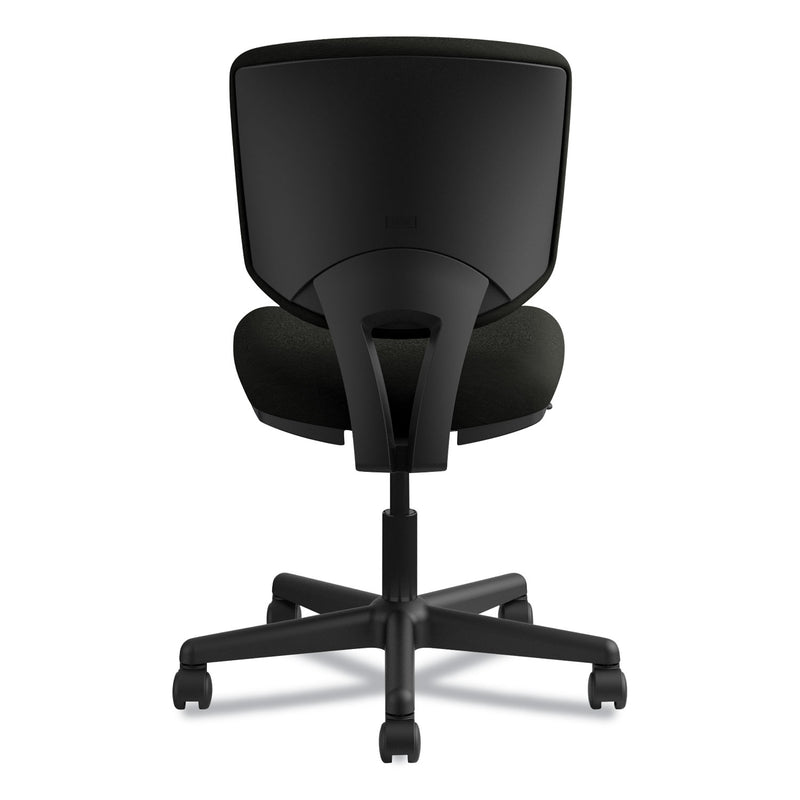 HON Volt Series Leather Task Chair with Synchro-Tilt, Supports Up to 250 lb, 18" to 22.25" Seat Height, Black