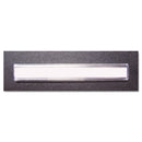 Safco Kwik-File Mailflow-To-Go Mailroom System Label Holders, Side Load, 3 x 0.38, Clear, 20/Pack