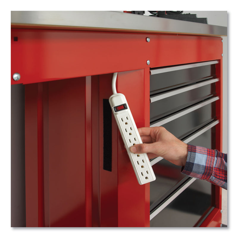 VELCRO Industrial-Strength Heavy-Duty Fasteners with Dispenser Box, 2" x 15 ft, Black