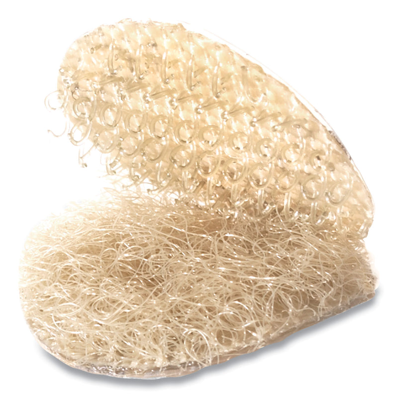 VELCRO Sticky-Back Fasteners with Dispenser Box, Removable Adhesive, 0.75" dia, Beige, 200/Roll