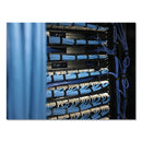 VELCRO ONE-WRAP Pre-Cut Thin Ties, 0.5" x 8", Black, 50/Pack