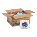 Dixie Pathways Soak Proof Shield Heavyweight Paper Plates, WiseSize, 8.5" dia, Green/Burgundy, 500/Carton