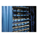 VELCRO ONE-WRAP Pre-Cut Thin Ties, 0.5" x 15", Black/Gray, 30/Pack