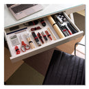 VELCRO ONE-WRAP Pre-Cut Thin Ties, 0.5" x 15", Black/Gray, 30/Pack