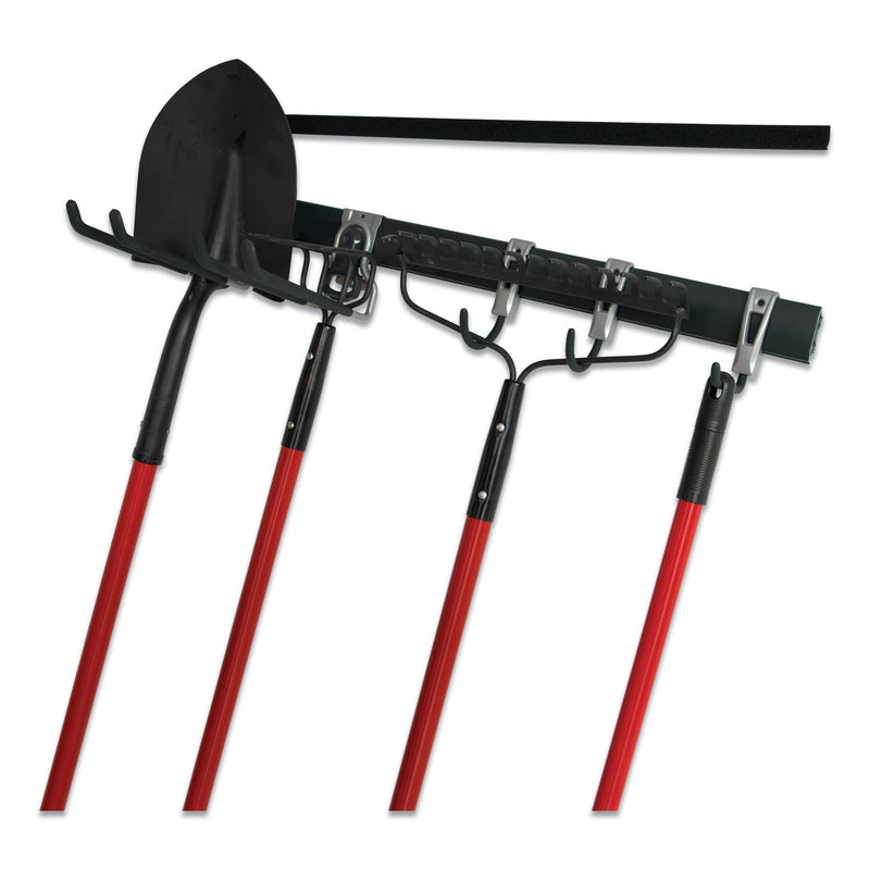 VELCRO Industrial-Strength Heavy-Duty Fasteners, 2" x 4", Black, 2/Pack