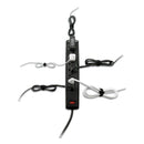 VELCRO ONE-WRAP Pre-Cut Thin Ties, 0.25" x 8", Black, 25/Pack