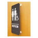 VELCRO Sticky-Back Fasteners, Removable Adhesive, 0.75" dia, Black, 200/Box