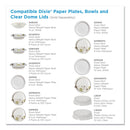 Dixie Pathways Heavyweight Paper Bowls, 20 oz, Green/Burgundy, 500/Carton