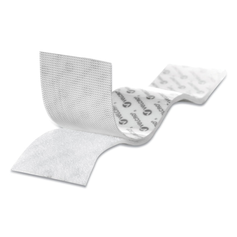 VELCRO Industrial-Strength Heavy-Duty Fasteners with Dispenser Box, 2" x 15 ft, White