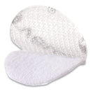 VELCRO Sticky-Back Fasteners, Removable Adhesive, 0.63" dia, Clear, 75/Pack