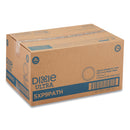 Dixie Pathways Soak Proof Shield Heavyweight Paper Plates, WiseSize, 8.5" dia, Green/Burgundy, 500/Carton