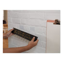 VELCRO HANGables Removable Wall Fasteners, 1.75" x 3", White, 8/Pack