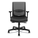 HON Convergence Mid-Back Task Chair, Synchro-Tilt and Seat Glide, Supports Up to 275 lb, Black