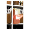 Tabbies File Pocket Handles, 9.63 x 2, Red/White, 4/Sheet, 12 Sheets/Pack