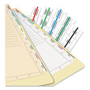 Tabbies Medical Chart Index Divider Sheets, Untabbed, 11 x 8.5, White, 400/Box