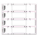 Tabbies File Pocket Handles, 9.63 x 2, White, 4/Sheet, 12 Sheets/Pack