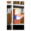 Tabbies File Pocket Handles, 9.63 x 2, Dark Blue/White, 4/Sheet, 12 Sheets/Pack