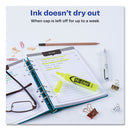 Avery HI-LITER Desk-Style Highlighter Value Pack, Fluorescent Yellow Ink, Chisel Tip, Yellow/Black Barrel, 36/Box