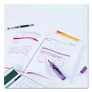 Avery HI-LITER Desk-Style Highlighters, Fluorescent Purple Ink, Chisel Tip, Purple/Black Barrel, Dozen