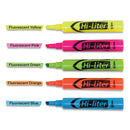 Avery HI-LITER Desk-Style Highlighters, Assorted Ink Colors, Chisel Tip, Assorted Barrel Colors, Dozen