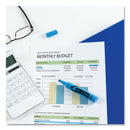 Avery HI-LITER Desk-Style Highlighters, Light Blue Ink, Chisel Tip, Light Blue/Black Barrel, Dozen