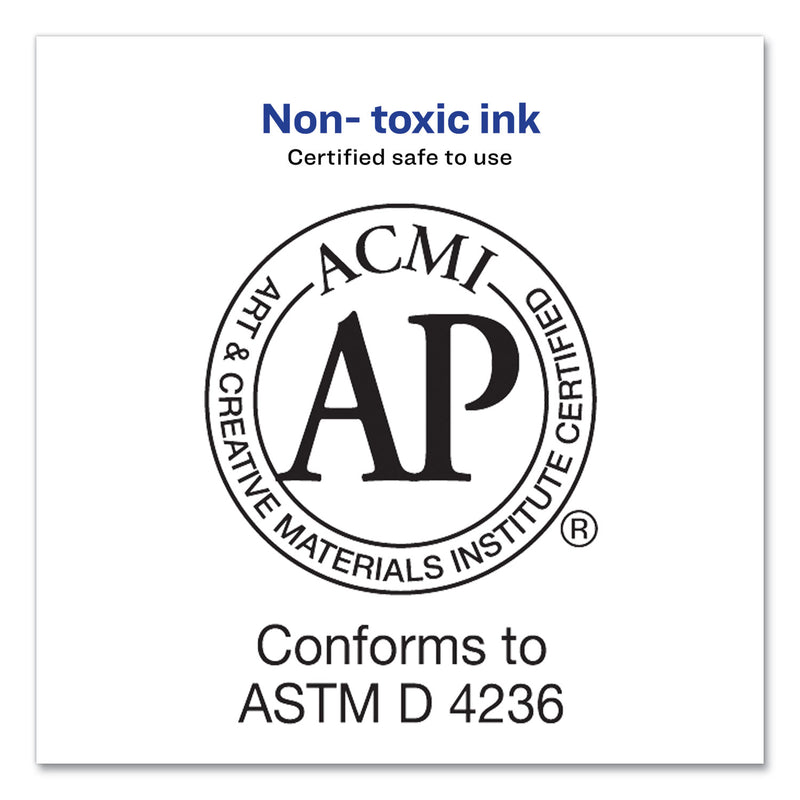 Avery HI-LITER Desk-Style Highlighters, Fluorescent Orange Ink, Chisel Tip, Orange/Black Barrel, Dozen