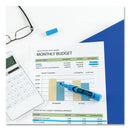 Avery HI-LITER Desk-Style Highlighters, Fluorescent Blue Ink, Chisel Tip, Blue/Black Barrel, Dozen