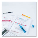 Avery HI-LITER Desk-Style Highlighters, Fluorescent Blue Ink, Chisel Tip, Blue/Black Barrel, Dozen