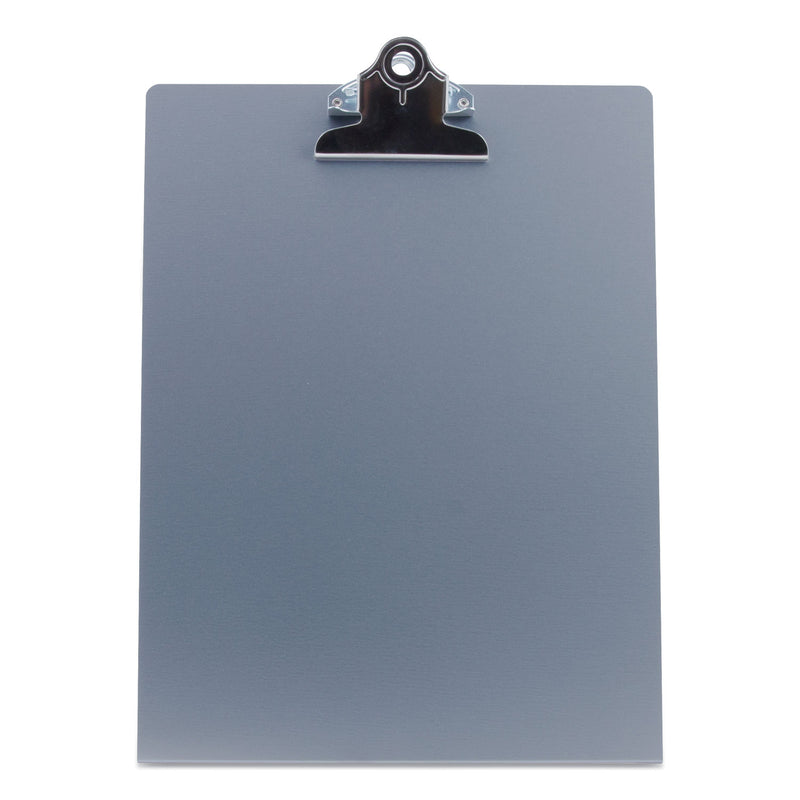 Saunders Free Standing Clipboard, Portrait Orientation, 1" Clip Capacity, Holds 8.5 x 11 Sheets, Silver