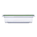 Rubbermaid FreshWorks Produce Saver, 8 gal, 18 x 6.3 x 6.79, Clear/Green, Plastic