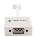 Innovera USB Type-C VGA Adapter, USB-C/VGA, 0.65 ft, White