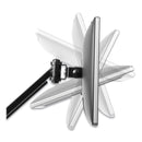Fellowes Designer Suites Flat Panel Monitor Arm, 180 Degree Rotation, 45 Degree Tilt, 360 Degree Pan, Black, Supports 20 lb