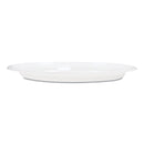 Dart Famous Service Plastic Dinnerware, Plate, 6" dia, White, 125/Pack