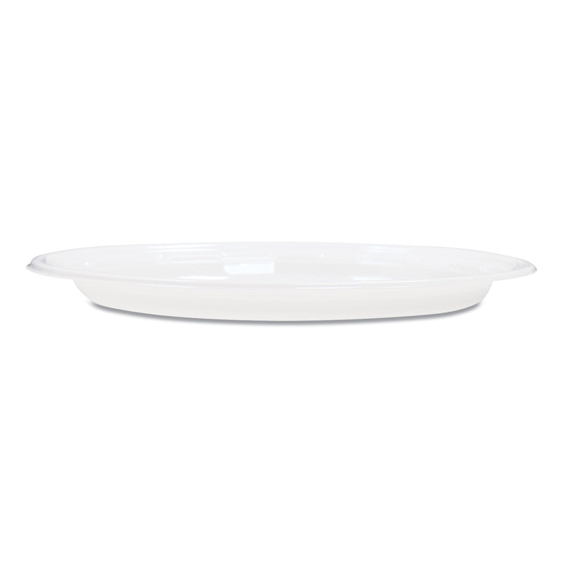 Dart Famous Service Plastic Dinnerware, Plate, 6" dia, White, 125/Pack