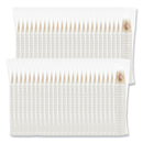 Dart Cafe G Hot/Cold Cups, Foam, 12 oz, White with Brown/Red/White, 20/Bag, 50 Bags/Carton