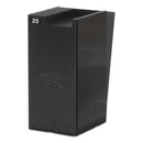 Lathem Time Card Rack for 7" Cards, 25 Pockets, ABS Plastic, Black